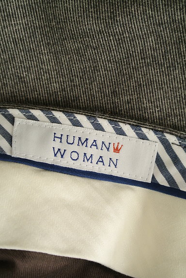 HUMAN WOMAN（ヒューマンウーマン）の古着「ドッキングベルトテーパードパンツ（パンツ）」大画像６へ