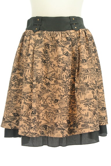 axes femme（アクシーズファム）の古着「総柄裾フリルスカート（スカート）」大画像１へ
