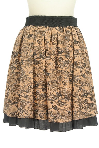 axes femme（アクシーズファム）の古着「総柄裾フリルスカート（スカート）」大画像２へ