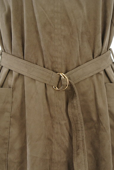 KATHARINE ROSS（キャサリンロス）の古着「スウェードジャンパースカート（オーバーオール・サロペット）」大画像４へ