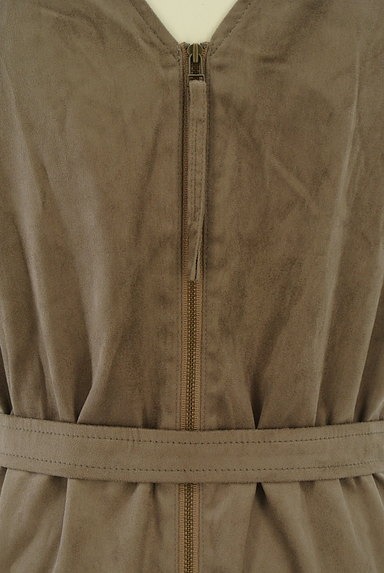KATHARINE ROSS（キャサリンロス）の古着「スウェードジャンパースカート（オーバーオール・サロペット）」大画像５へ