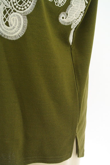 OSMOSIS（オズモーシス）の古着「レース風刺繍フレンチスリーブカットソー（カットソー・プルオーバー）」大画像５へ