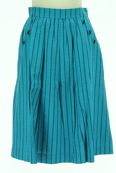 Jocomomola（ホコモモラ）の古着「カラーストライプフレアスカート（スカート）」大画像１へ