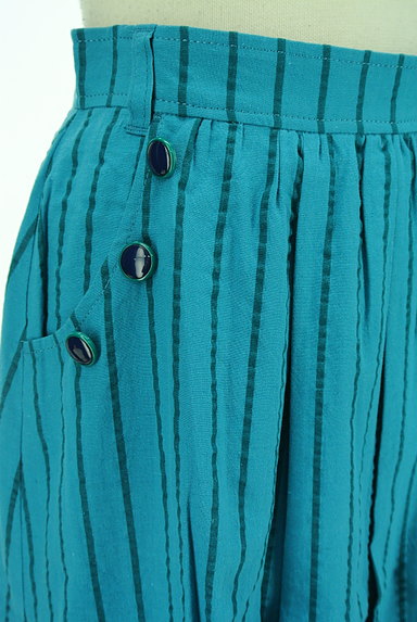 Jocomomola（ホコモモラ）の古着「カラーストライプフレアスカート（スカート）」大画像４へ
