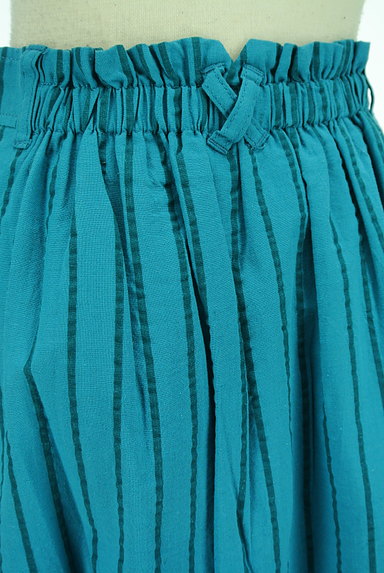 Jocomomola（ホコモモラ）の古着「カラーストライプフレアスカート（スカート）」大画像５へ