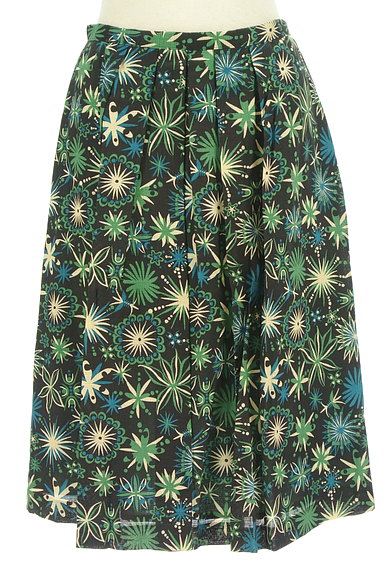 Jocomomola（ホコモモラ）の古着「レトロ総柄タックフレアスカート（スカート）」大画像１へ