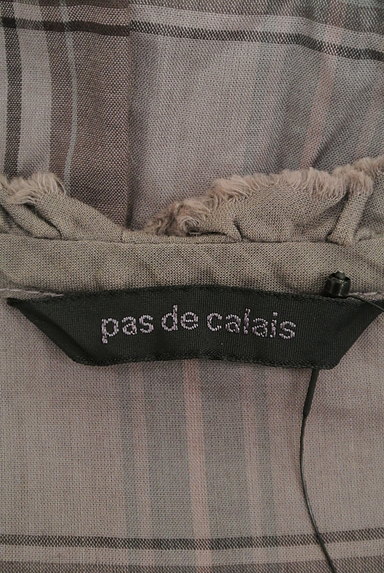 Pas de calais（パドカレ）の古着「フロントフリルカットソー（カットソー・プルオーバー）」大画像６へ