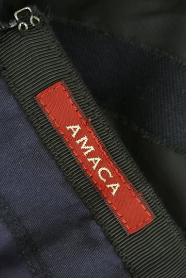 AMACA（アマカ）の古着「膝下丈シアーボーダースカート（スカート）」大画像６へ