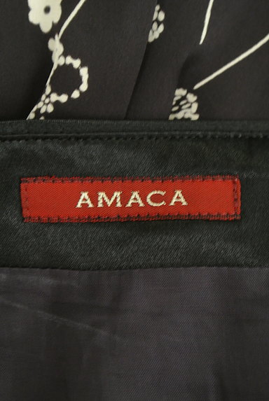 AMACA（アマカ）の古着「ボタニカル刺繍モノトーンスカート（スカート）」大画像６へ