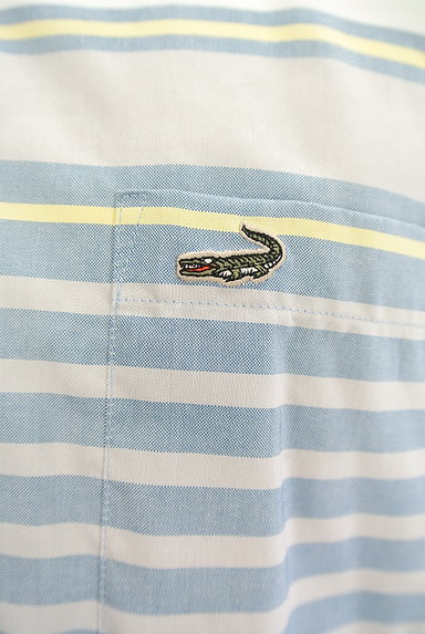Crocodile（クロコダイル）の古着「カラーラインボーダーシャツ（カジュアルシャツ）」大画像５へ