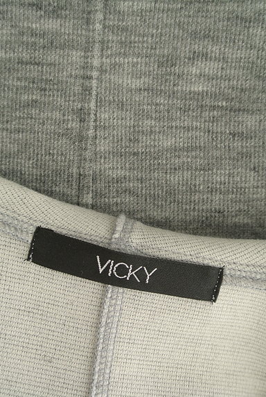 VICKY（ビッキー）の古着「ニットベスト付きVネックカーディガン（アンサンブル）」大画像６へ