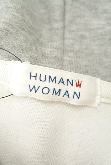 HUMAN WOMAN（ヒューマンウーマン）の古着「サイドジップパーカー（スウェット・パーカー）」大画像６へ