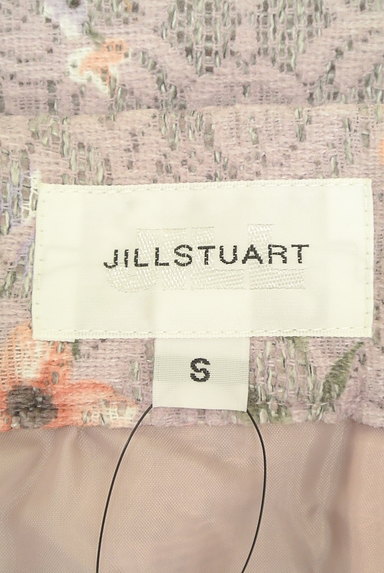 JILL by JILLSTUART（ジルバイジルスチュアート）の古着「膝上丈花柄起毛レーススカート（ミニスカート）」大画像６へ