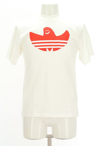 adidas（アディダス）の古着「プリント白Tシャツ（Ｔシャツ）」大画像１へ