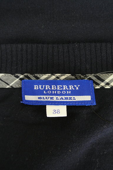BURBERRY BLUE LABEL（バーバリーブルーレーベル）の古着「フロントフリル７分袖カーディガン（カーディガン・ボレロ）」大画像６へ