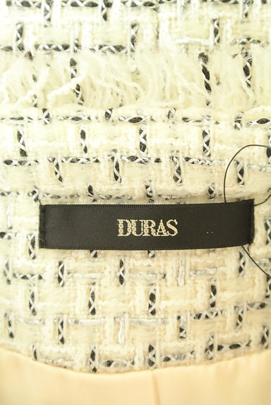 DURAS（デュラス）の古着「パールネックツイードコート（コート）」大画像６へ