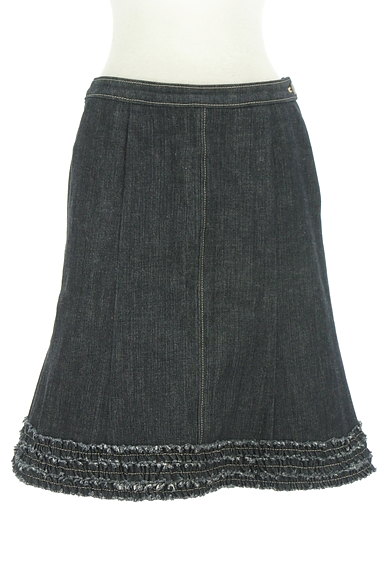 en recre（アンレクレ）の古着「裾フリルデニムフレアスカート（スカート）」大画像１へ