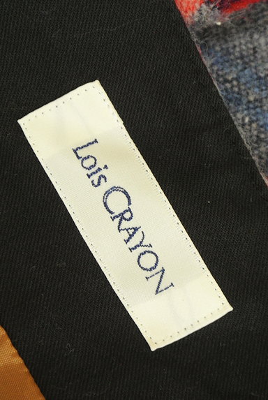 Lois CRAYON（ロイスクレヨン）の古着「チェック柄起毛フレアミニスカート（ミニスカート）」大画像６へ