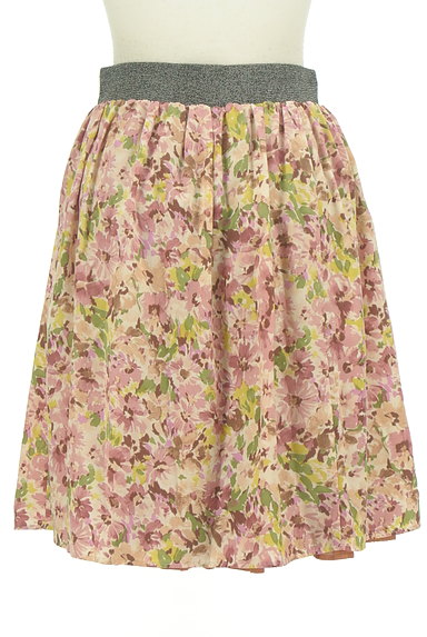 Rouge vif La cle（ルージュヴィフラクレ）の古着「花柄×プリーツフレアスカート（スカート）」大画像２へ