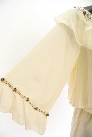 MERCURYDUO（マーキュリーデュオ）の古着「ウエスドロスト装飾シフォンかっとおs－（カットソー・プルオーバー）」大画像５へ