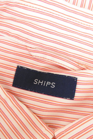 SHIPS（シップス）の古着「フロントラウンドストライプシャツ（カジュアルシャツ）」大画像６へ