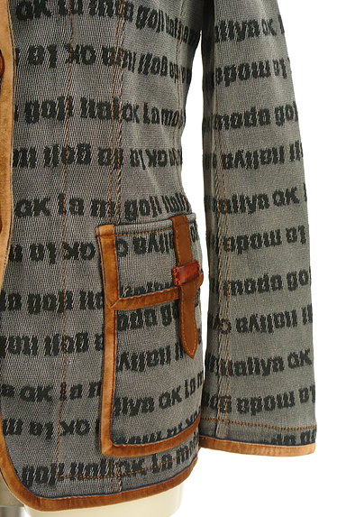 ITALIYA（伊太利屋）の古着「ロゴデザインデニムジャケット（ジャケット）」大画像５へ