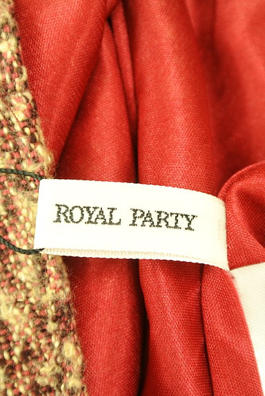 ROYAL PARTY（ロイヤルパーティ）の古着「ニットツイードミニスカート（ミニスカート）」大画像６へ