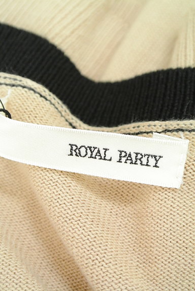 ROYAL PARTY（ロイヤルパーティ）の古着「バイカラーコンパクトカーディガン（カーディガン・ボレロ）」大画像６へ