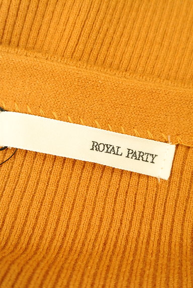 ROYAL PARTY（ロイヤルパーティ）の古着「パワーショルダーリブニット（ニット）」大画像６へ