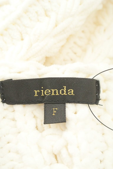 rienda（リエンダ）の古着「Vネックローゲージニット（ニット）」大画像６へ