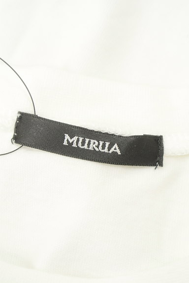 MURUA（ムルーア）の古着「モノトーンロゴTシャツ（Ｔシャツ）」大画像６へ