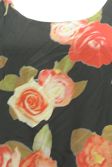 rienda（リエンダ）の古着「花柄シフォンカットソー（カットソー・プルオーバー）」大画像４へ