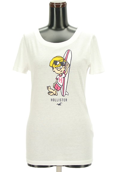 Hollister Co.（ホリスター）の古着「プリント白Tシャツ（Ｔシャツ）」大画像１へ