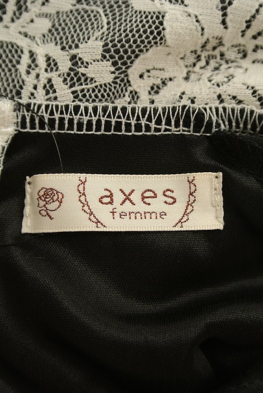 axes femme（アクシーズファム）の古着「バックプリーツ総レースフード付き半袖プルオーバー（カットソー・プルオーバー）」大画像６へ