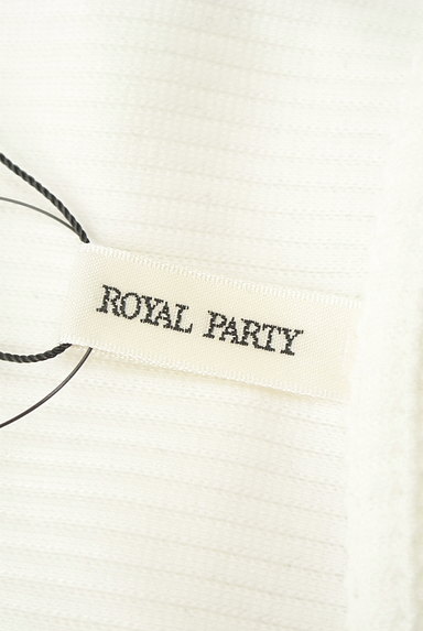 ROYAL PARTY（ロイヤルパーティ）の古着「ハートネックリブカットソー（カットソー・プルオーバー）」大画像６へ