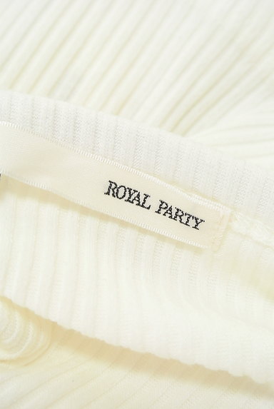 ROYAL PARTY（ロイヤルパーティ）の古着「シアー肩リボンリブキャミソール（キャミソール・タンクトップ）」大画像６へ