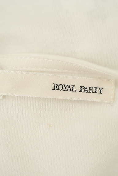 ROYAL PARTY（ロイヤルパーティ）の古着「半袖ボリュームスリーブ異素材カットソー（カットソー・プルオーバー）」大画像６へ