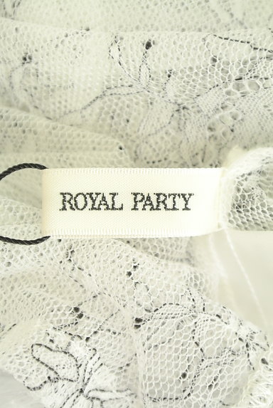 ROYAL PARTY（ロイヤルパーティ）の古着「刺繍チュールボウタイカットソー（カットソー・プルオーバー）」大画像６へ