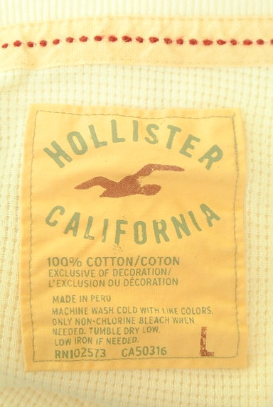 Hollister Co.（ホリスター）の古着「ワッペンロゴワッフルカットソー（ニット）」大画像６へ