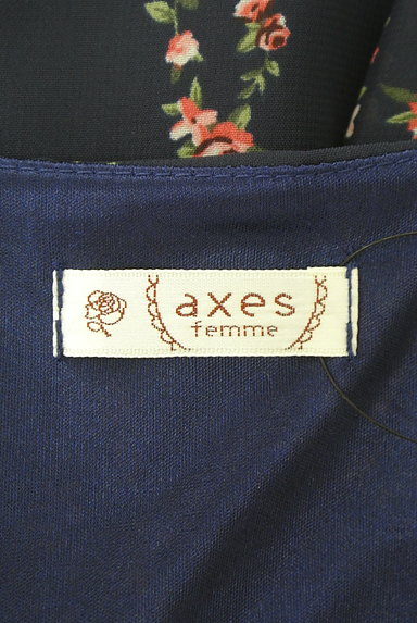 axes femme（アクシーズファム）の古着「花柄シフォンフリルワンピース（ワンピース・チュニック）」大画像６へ