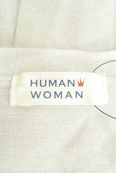 HUMAN WOMAN（ヒューマンウーマン）の古着「リネンカーディガン（カーディガン・ボレロ）」大画像６へ