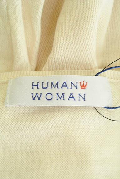 HUMAN WOMAN（ヒューマンウーマン）の古着「シェルボタンコットンカーディガン（カーディガン・ボレロ）」大画像６へ