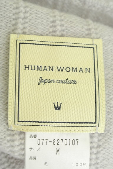 HUMAN WOMAN（ヒューマンウーマン）の古着「ラグランウールニット（ニット）」大画像６へ