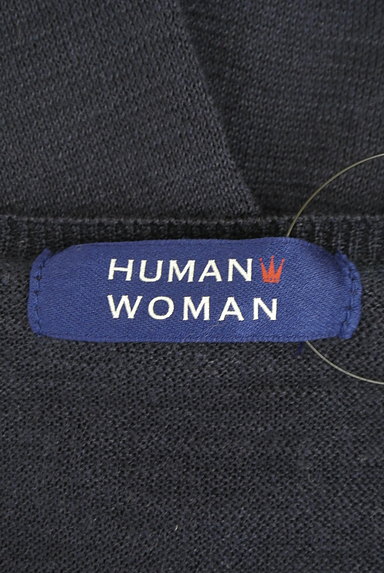 HUMAN WOMAN（ヒューマンウーマン）の古着「シンプルリネンカーディガン（カーディガン・ボレロ）」大画像６へ