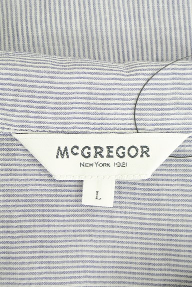 McGREGOR（マックレガー）の古着「ボーダー×ストライプ柄ロングシャツ（ブラウス）」大画像６へ