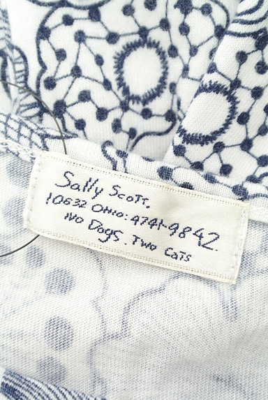 Sally Scott（サリースコット）の古着「市松柄×花柄Ｔシャツ（Ｔシャツ）」大画像６へ