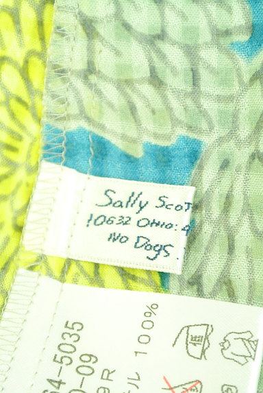 Sally Scott（サリースコット）の古着「花柄カラーシフォンカットソー（カットソー・プルオーバー）」大画像６へ
