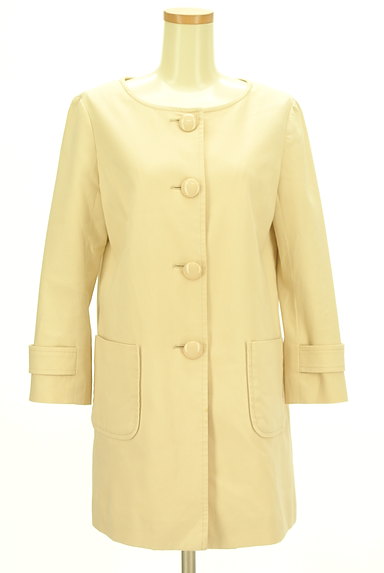 Couture Brooch（クチュールブローチ）の古着「ノーカラーロングコート（コート）」大画像１へ
