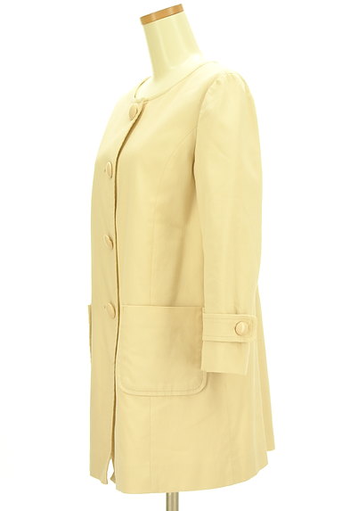 Couture Brooch（クチュールブローチ）の古着「ノーカラーロングコート（コート）」大画像３へ