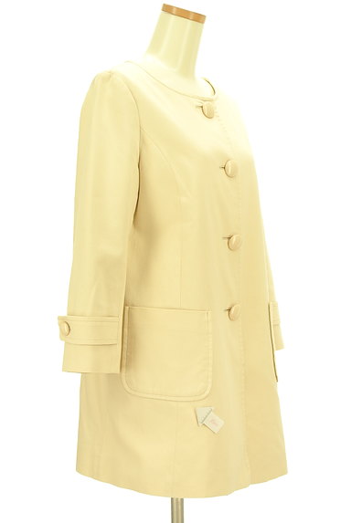 Couture Brooch（クチュールブローチ）の古着「ノーカラーロングコート（コート）」大画像４へ